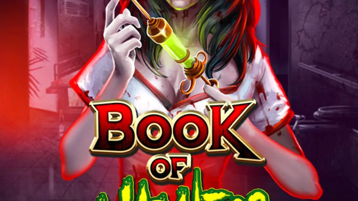 Isang madilim at nakakatakot na asylum setting sa Book Of Madness Deluxe slot