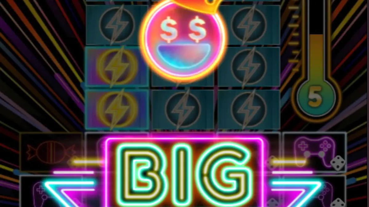 Dopamine Rush Dice slot neon arcade theme